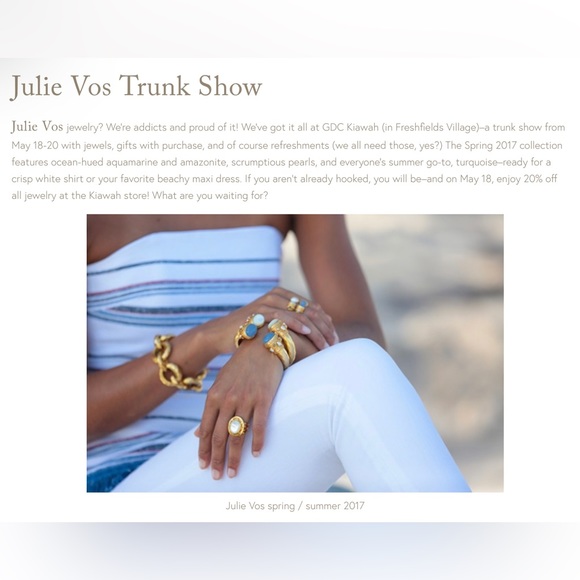 Julie Vos 24K Gold Chain Amazonite Long Dangling Earrings 2017 Collection - Picture 11 of 16